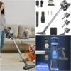 BRIEFNESS 6-in-1 Cordless Vacuum Cleaner with LED, HEPA, and Dual Suction Modes