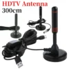 HDTV Digital Antenna with 3M Coax Cable – Indoor/Outdoor Aerial for Smart TV, DVB-T/T2, DAB, Freeview